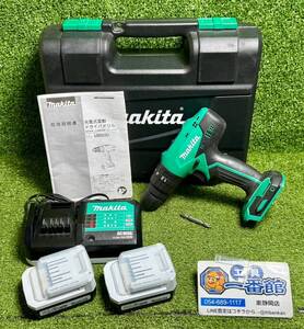 1円スタート★未使用保管品 makita マキタ DIYモデル 充電式震動ドライバドリル M850D バッテリ2個付 領収/直引可能 k1219-4-4.5b