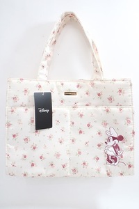 Maison de FLEUR / Minnie Mouse/フラワープリントトートバッグ F ピンク Y-24-06-27-063-LO-BG-SZ-ZY