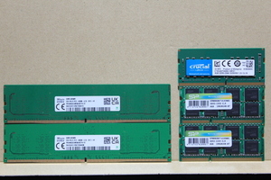 SK HynixデスクトップPC用メモリ DDR５ ８GB×２枚 他