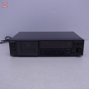 SONY ソニー TC-K333ES ステレオカセットデッキ STEREO CASSETTE DECK 通電確認 音響機器 オーディオ機器 現状品【40