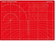 新品塗料・工具 大型ガラスカッティングマット レッド