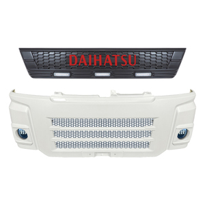 ハイゼットカーゴ S321V S331V フロントバンパー 未塗装 後期 パーツ DAIHATSU レッド フォグライト