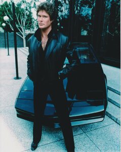 ナイトライダー　Knight Rider　デビッドハッセルホフ　約20.3x25.4cm　輸入　写真　40279.