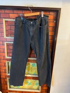 ブラックジーンズ　 Gパン ジーンズ　 Levis559 リーバイス 40インチ ウエスト約100 ビックサイズ　アメリカ古着