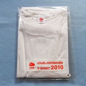 ▼▼▼ クラブニンテンドー ティーシャツ T シャツ 2010 ホワイト club.nintendo T-SHIRT 13 M ▼▼▼