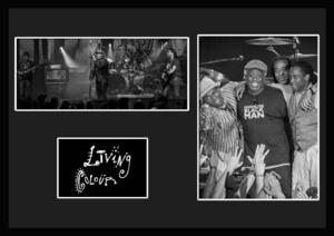 8種類!Living Colour/リヴィング・カラー/ROCK/ロックバンドグループ/証明書付きフレーム/BW/モノクロ/ディスプレイ(7-3W)