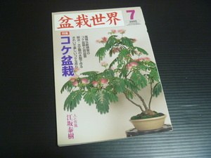 【盆栽世界(2005年7月号)】特集 コケ盆栽