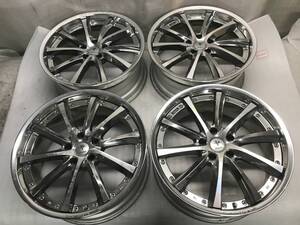 WEDS Kranze ウェッズ クレンツェ 19インチ アルミホイール 19×8J ET38 PCD 114.3 5H 中古 アルファード ヴェルファイア ハリアー 等