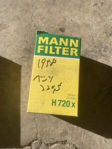 MANN FILTER H720x w111/w112メルセデスベンツ