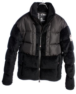 モンクレール グルノーブル　ボア　ダウン ジャケット　ブラック MONCLER 国内正規品　#B3