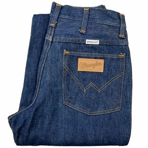 80s USA製 Wrangler フレア デニムパンツ インディゴ 30×32 ブーツカット ジーンズ ジーパン SCOVILL ジッパー ラングラー ヴィンテージ