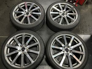 19インチTRDホイール/夏タイヤ４本セットです。セイバーリング245/40R19 98W 2023年製 ガリ傷無し 