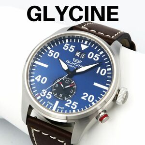 Glycine / グリシン 腕時計 ミリタリー レザーバンド　GL0365 エアパイロット