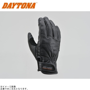 在庫あり DAYTONA デイトナ 18902 HBG-129 パンチングメッシュスタンダードカウレザーグローブ ブラック サイズ:XL