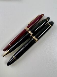 【1/129ES2】MONTBLANC モンブラン 万年筆 ボールペン 筆記用具 筆記未確認