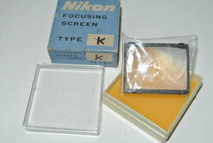 ★ニコン　Nikon Focusing Screen F２用 タイプＫ★良品　箱入り