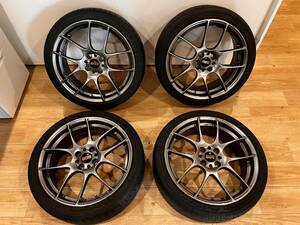 BBS RF500 17インチ 7j +48 PCD100 4穴 FORGED 205/40ZR17 ホンダ フィットシャトル GP2 など