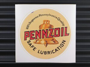 ◆送料\110◆【PENNZOIL・ペンズオイル】※《ガレージステッカー》　アメリカン雑貨　モーター レーシング