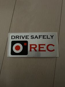 DRIVE SAFELY REC ステッカー