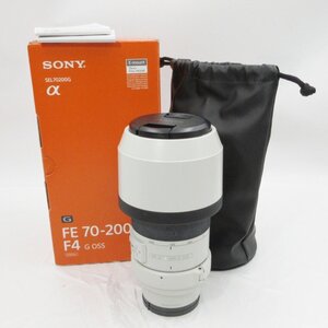 1円～ SONY ソニー FE 70-200mm F4 G OSS E-mount ズームレンズ 箱付 動作未確認 現状品 y194-3387504【Y商品】