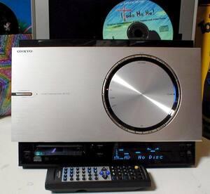 ONKYO FR-T1X MD/CD Personal Audio System 動作良好！ リモコン付き オンキョー CD-MDLP-AM/ワイドFM パーソナル オーディオ システム