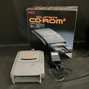 BIM014P NEC PCエンジン SUPER CD-ROM2 PI-CD1 本体 ACアダプター ブラック系