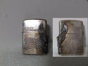 【値下げ交渉可】Zippo HARLEY-DAVIDSON ジッポー ハーレーダビッドソンオイルライター可動品・1点