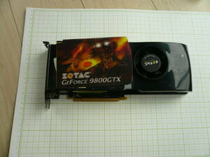 即決有　ZOTACゾタック GeForce9800GTX　512MB　DDR3　Dual　DVI/HDTV 動作未確認　送料600