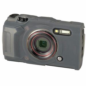 OLYMPUS TG-6用　シリコンジャケット　CSCH-127GRY　新品