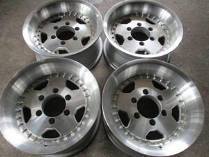 稀少な4本set(4WD/SUV用)!! Weds (日本製/深リム) (15x7-12 6H/139,7) ランクル プラド プロシード マービー サファリ パジェロ 他にも!! 