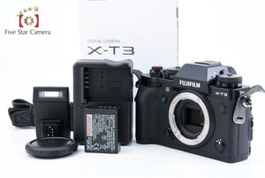 【中古】FUJIFILM 富士フイルム X-T3 ブラック ミラーレス一眼カメラ