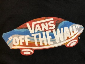 ★USA古着 VANS バンズ グッドプリントTシャツ 黒 ブラック ALSTYLE L