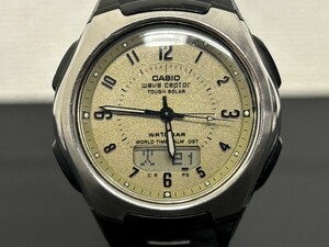 稼働品　A2　CASIO　カシオ　WVA-430J　3311　WAVE CEPTOR　ウェーブセプター　メンズ腕時計　ブランド腕時計　現状品