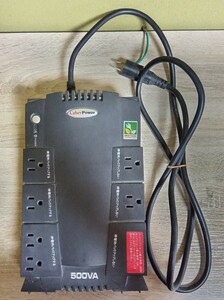 【通電確認済】CyberPower CP500SLJP 無停電電源装置 500VA ぷらえり916 50