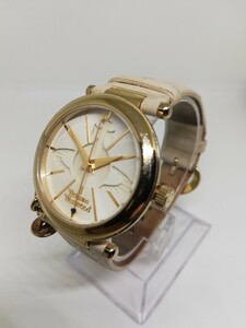 【稼働品】Vivienne Westwood ヴィヴィアンウエストウッド VV006WHWH レディースクォーツ腕時計