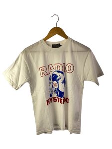 HYSTERIC GLAMOUR◆Tシャツ/S/コットン/WHT/02233CT03/HYSTERIC RADIO