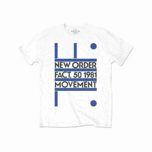 New Order バンドTシャツ ニュー・オーダー Movement WHITE XL