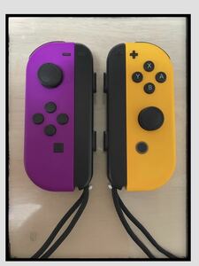 【美品】　☆翌日発送　Nintendo JOY-CON (L)/(R) ネオンハーフル/ネオンオレンシ