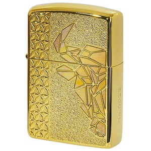 Zippo ジッポライター アーマー ブル 牛 シェル 貝 インレイ 象嵌 金メッキ ARMOR BULL 雄牛 Gold Plate GP YL