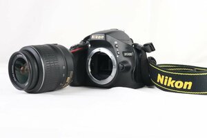 ■TG0821 Nikon ニコン D5100 レンズキット デジタル一眼レフカメラ AF-S DX NIKKOR 18-55mm 3.5-5.6G VR レンズ【現状渡し品】★F