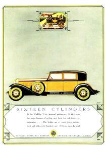 ◆1930年の自動車広告　キャデラック5　Cadillac