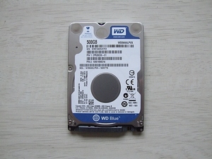 ☆WD5000LPVX 7mm 2.5インチHDD 500ＧＢ (5610時間）☆4151