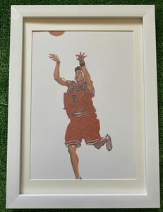 【額装品】スラムダンク　SLAM DUNK 井上雄彦 湘北　桜木花道　流川楓　ポスター　ポストカード　原画　セル画　イラストAJ