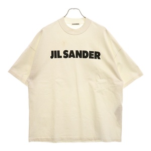 JIL SANDER ジルサンダー 19AW Logo T-Shirt ロゴプリント半袖Tシャツ ホワイト JSMP707020 MP248508