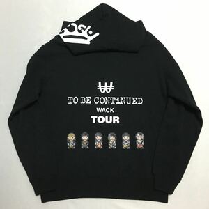 [ TO BE CONTINUED WACK TOUR ] BiSH ピクセル パーカー プルオーバー 黒 L SHiT original 受注販売 グッズ フード トレーナー ロゴ 白