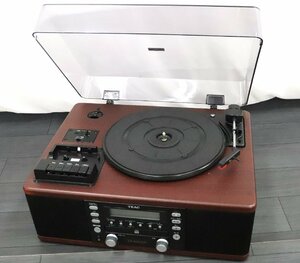 【行董】TEAC ティアック LP-R550USB ターンテーブル レコードプレーヤー カセット ラジオ マルチプレーヤー AG000APH02