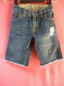 ＵＳＥＤ GAP DENIM ハーフパンツ サイズ１１０ 紺色