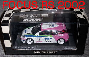 1/43 フォード フォーカス RS WRC 1号車 Burgenland ラリー 2002 FORD FOCUS