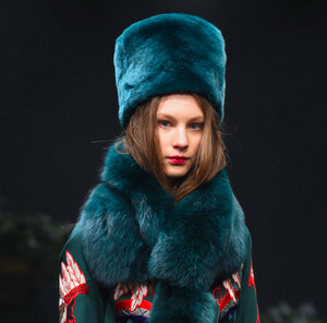 美品 CHRISTIAN DADA クリスチャンダダ FUR RUSSIAN HAT ロシアンハット 15W-D-1314 GREEN