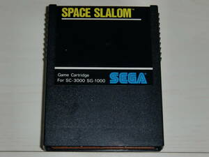 [SC-3000orSG-1000版]スペーススラローム(SPACE SLALOM)　カセットのみ セガ(SEGA)製 SC-3000orSG-1000専用 スペースシャトル ソフトのみ①